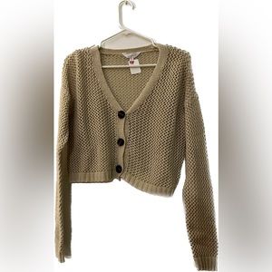 Knitted long sleeve over shirt/ button down
